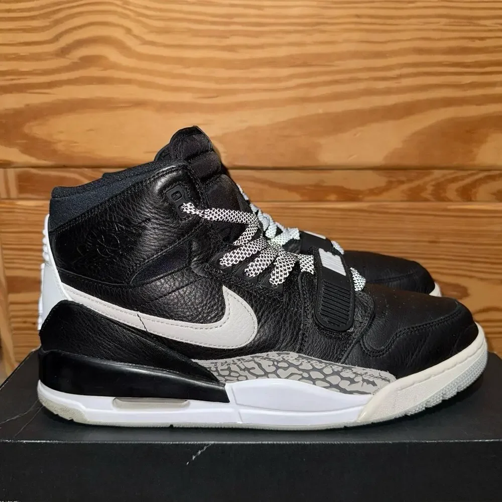 Air Jordan Legacy 312 Black White Cement AV3922-001 Size 11.5